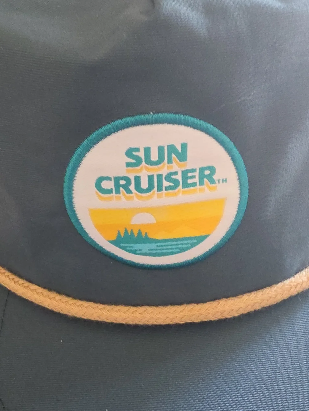 Sun Cruiser Teal Rope-Detail Cap